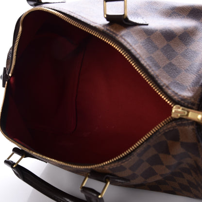 Louis Vuitton Damier Ebene Speedy 35 5 of 9