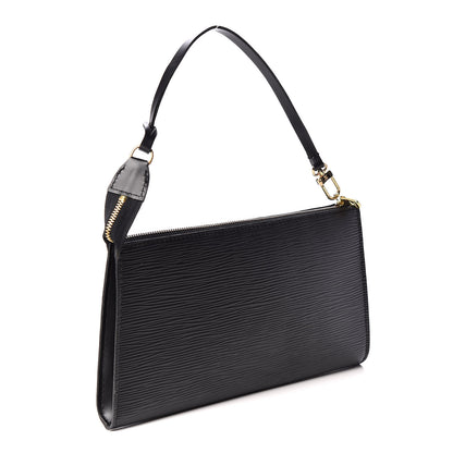 Louis Vuitton Epi Pochette Accessories 24 Black 2 of 8