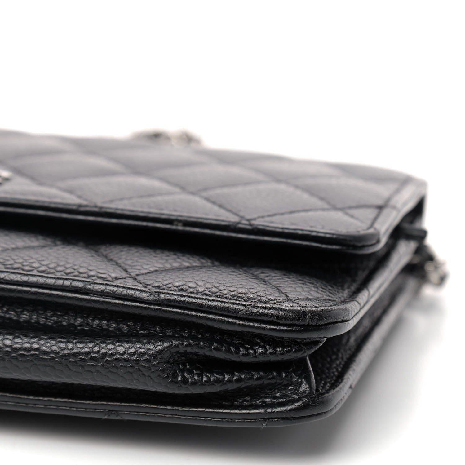 Chanel Caviar Quilted Wallet On Chain WOC Black 7 of 10