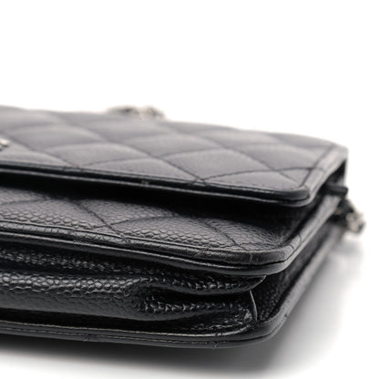 Chanel Caviar Quilted Wallet On Chain WOC Black 7 of 10