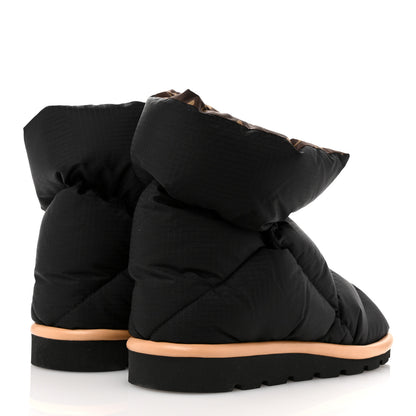Louis Vuitton Nylon Monogram Pillow Comfort Ankle Boot 38 Black 5 of 10