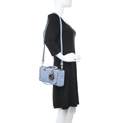 Christian Dior Denim Macrocannage Lady D-Joy Blue 2 of 9