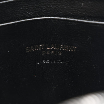 Saint Laurent Grain De Poudre Matelasse Monochrome Monogram Mini Lou Camera Bag Black 6 of 11
