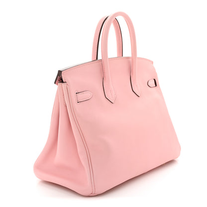 Hermes Swift Birkin 25 Rose Sakura 3 of 10