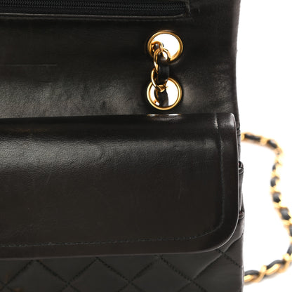 Chanel Lambskin Quilted Medium Double Flap Dark Brown 12 of 14