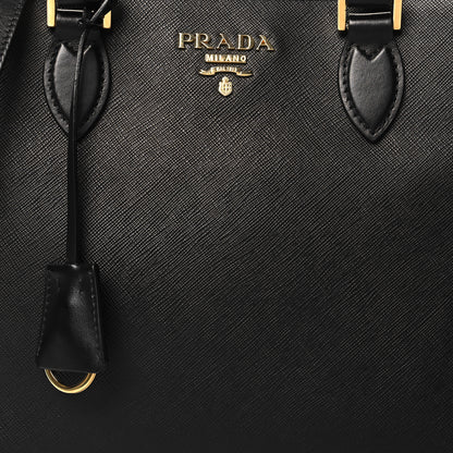 Prada Saffiano Soft Calfskin Tote Black 7 of 9