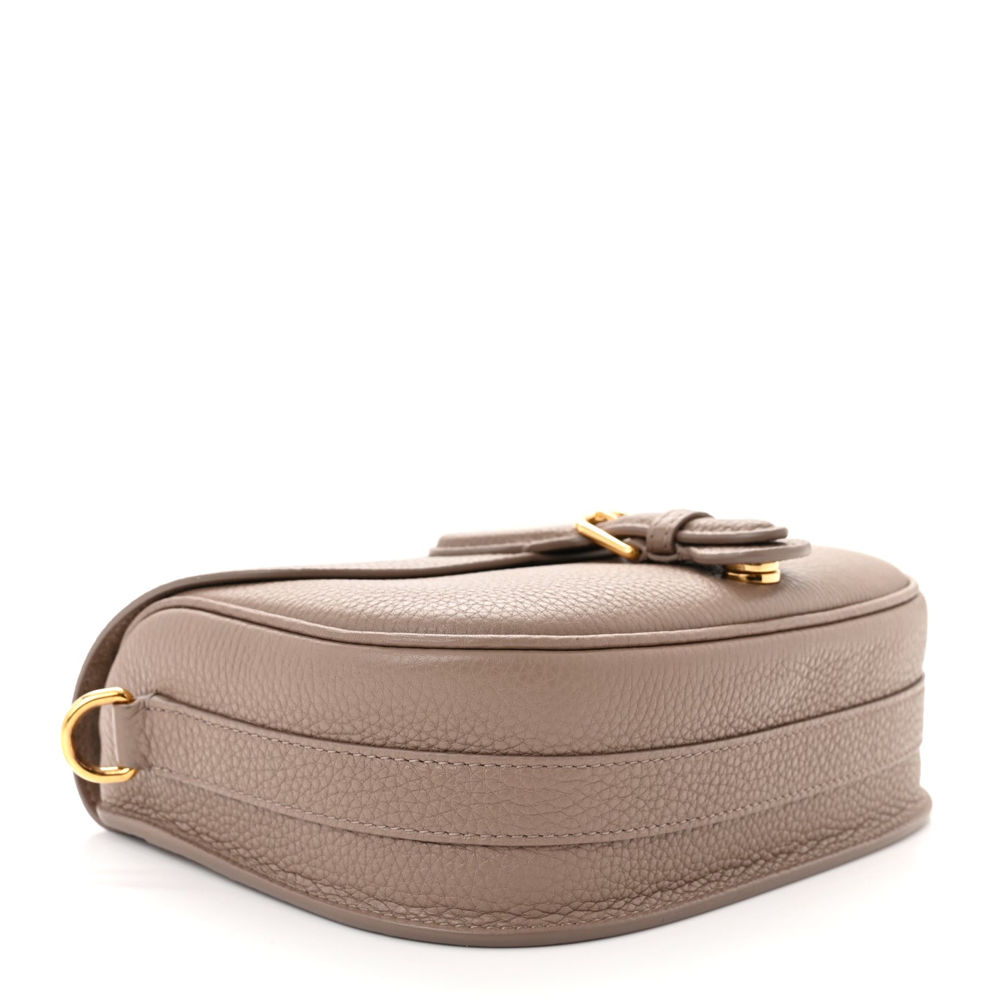 Grained Calfskin Medium Bobby Flap Warm Taupe