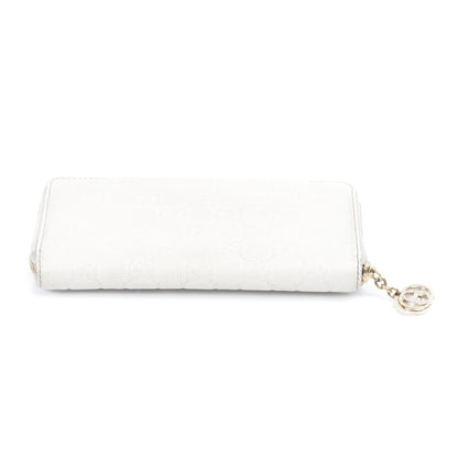 Gucci Guccissima GG Pierce Zip Around Wallet White 3 of 8