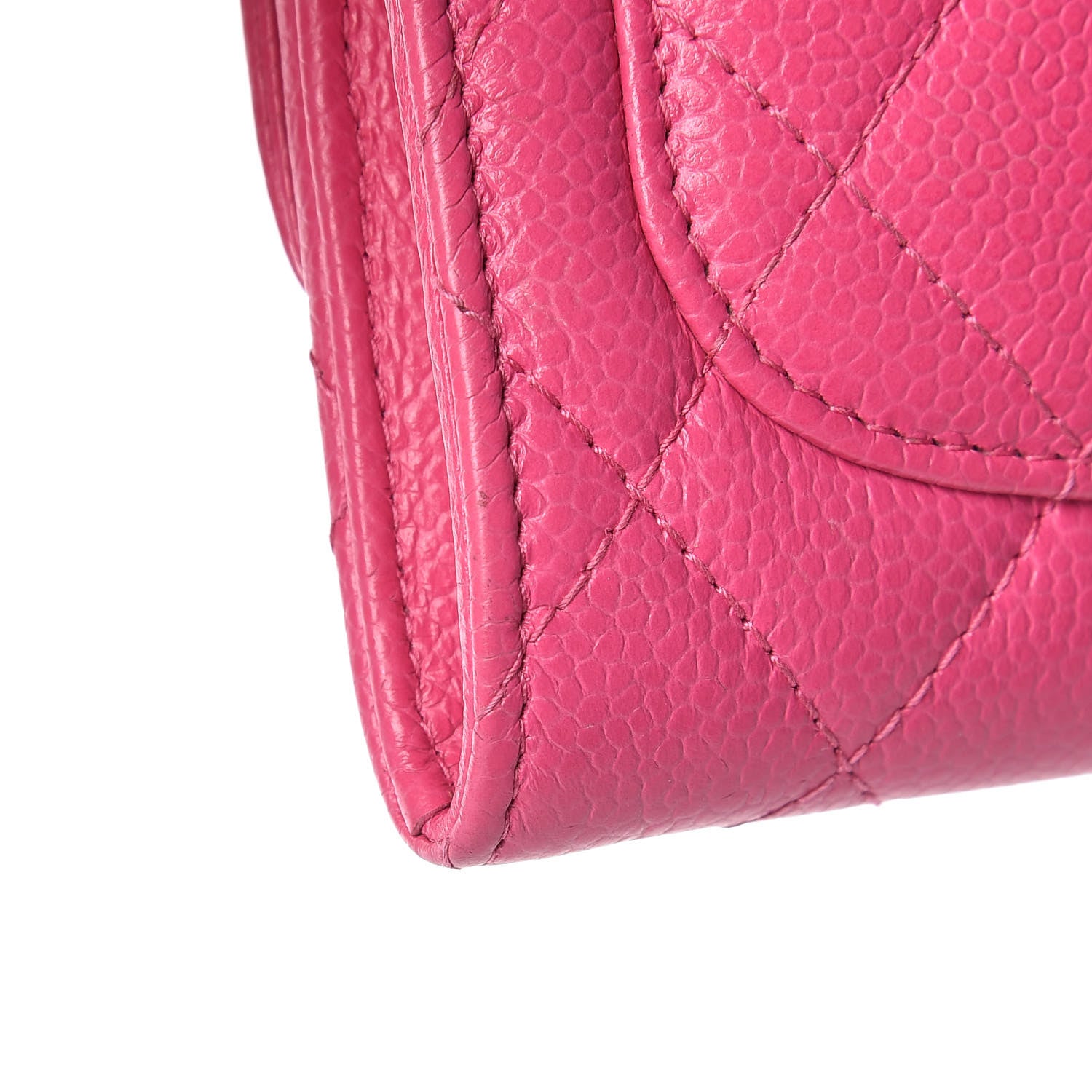 Chanel Caviar Quilted Small Flap Wallet Pink 21 of 22