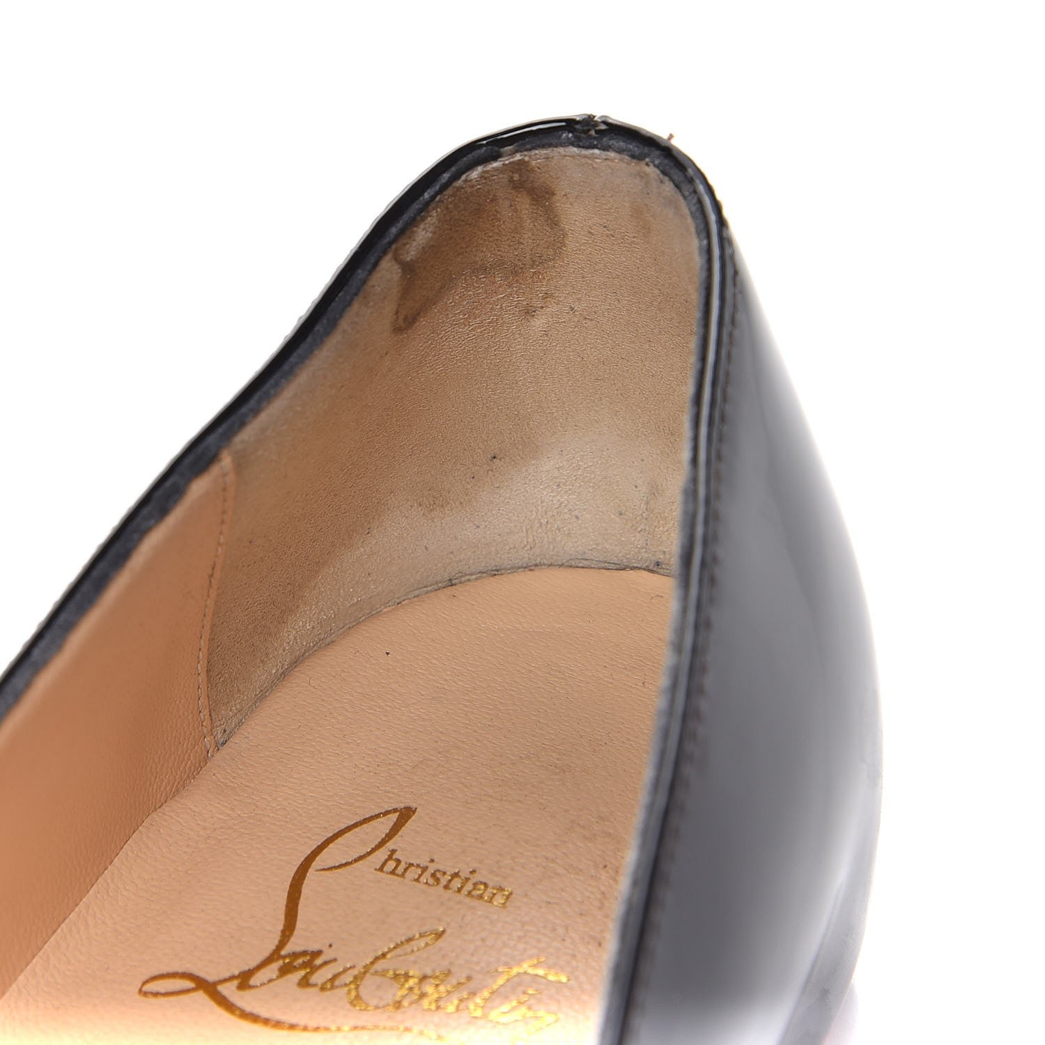 Christian Louboutin Patent Degrade Leopard Pigalle Follies Flats 35.5 Leopard Black 11 of 12