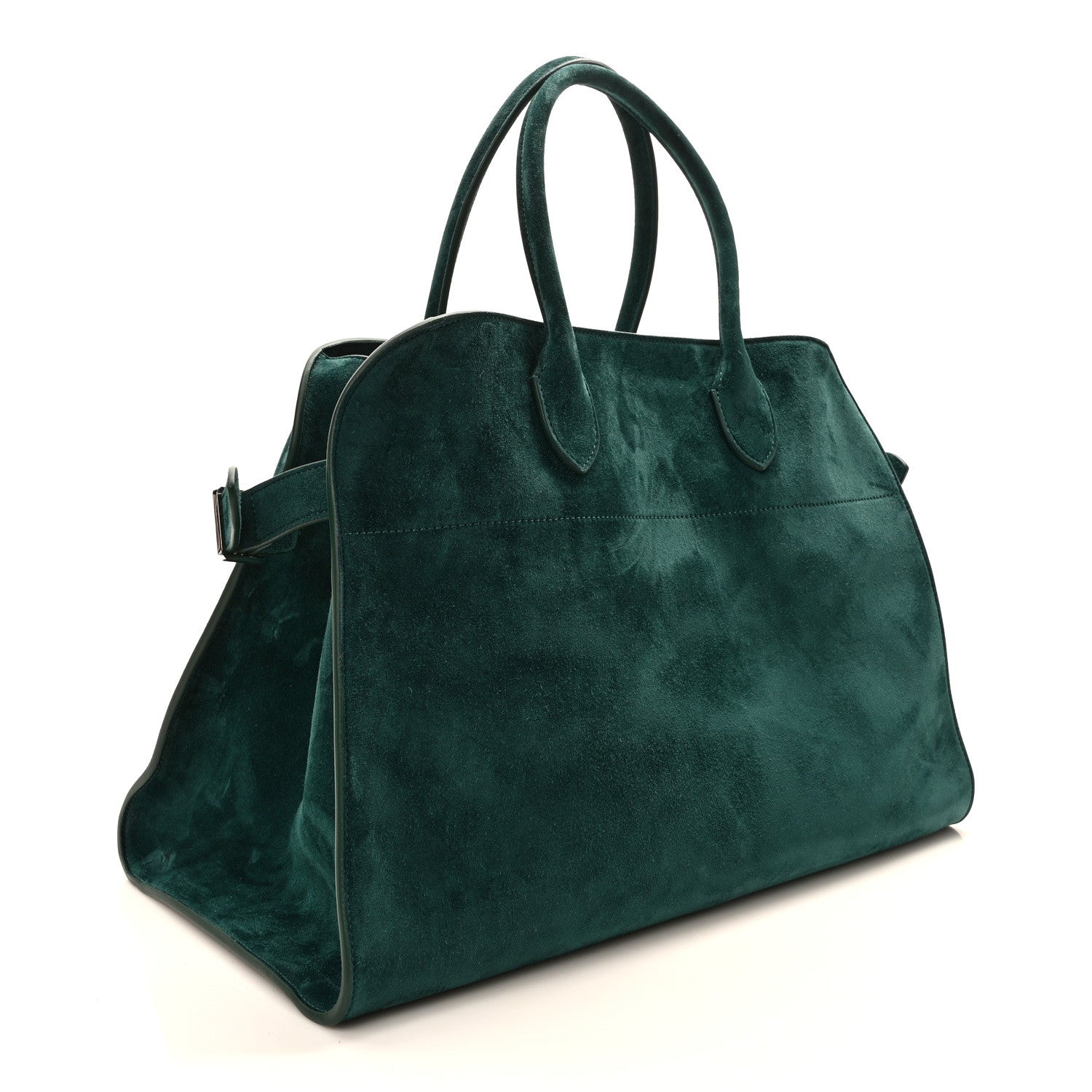 The Row Suede Soft Margaux 15 Teal Green 3 of 11