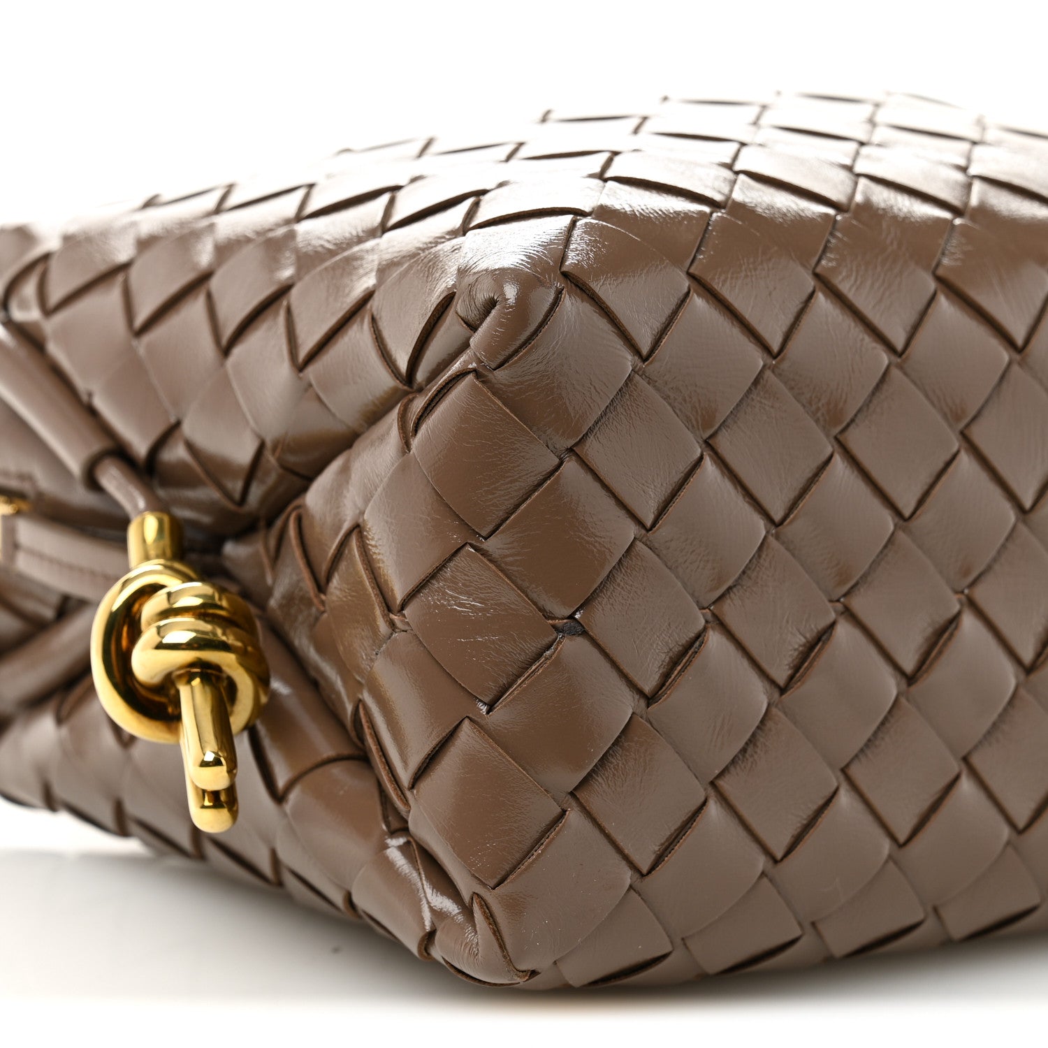 Bottega Veneta Nappa Intrecciato Small Loop Camera Bag Pinecone