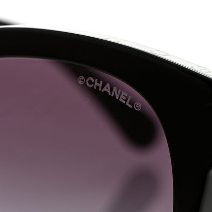 Chanel Acetate CC Butterfly Sunglasses 5414-A Black Green 7 of 7