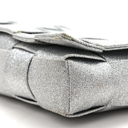 Bottega Veneta Webbing Maxi Intrecciato Cassette Bag Silver 7 of 10