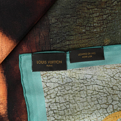Louis Vuitton Silk Masters Da Vinci Shawl 4 of 4