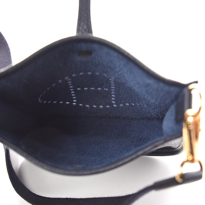 Hermes Taurillon Clemence Evelyne TPM Bleu Nuit 5 of 9