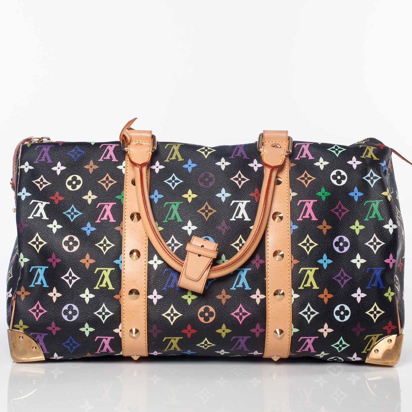 Monogram Multicolor Keepall 45 Black