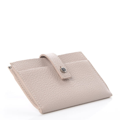 Saint Laurent Grained Calfskin Sac De Jour Souple Card Case Marble Pink 3 of 5