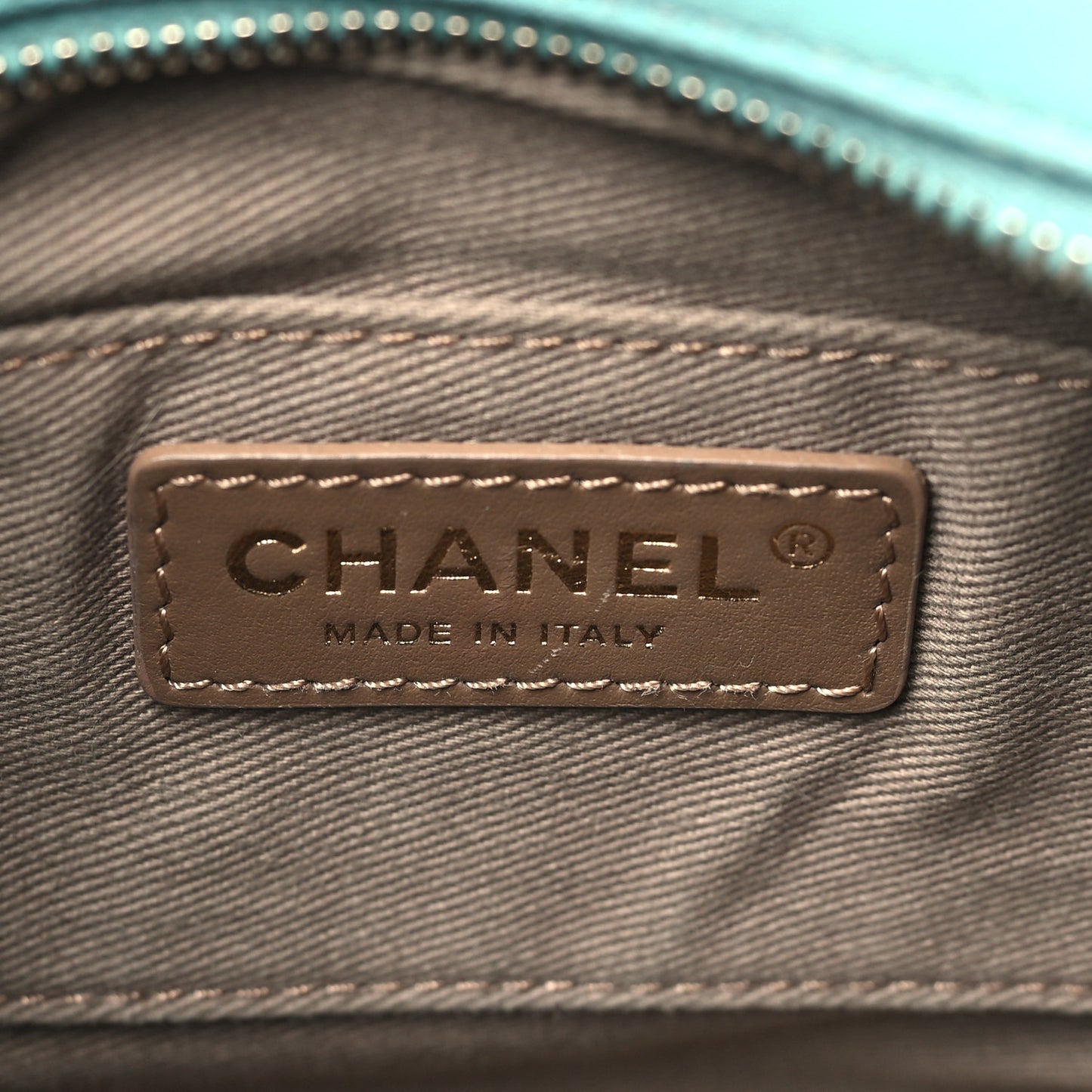 Goatskin Quilted Small Casual Trip Camera Case Light Blue