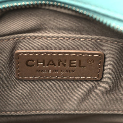Chanel Goatskin Quilted Small Casual Trip Camera Case Light Blue 6 of 11