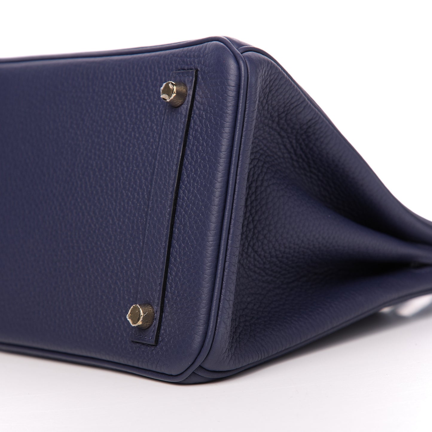 Taurillon Clemence Sombrero Birkin 30 Bleu Encre Bleu Obscur