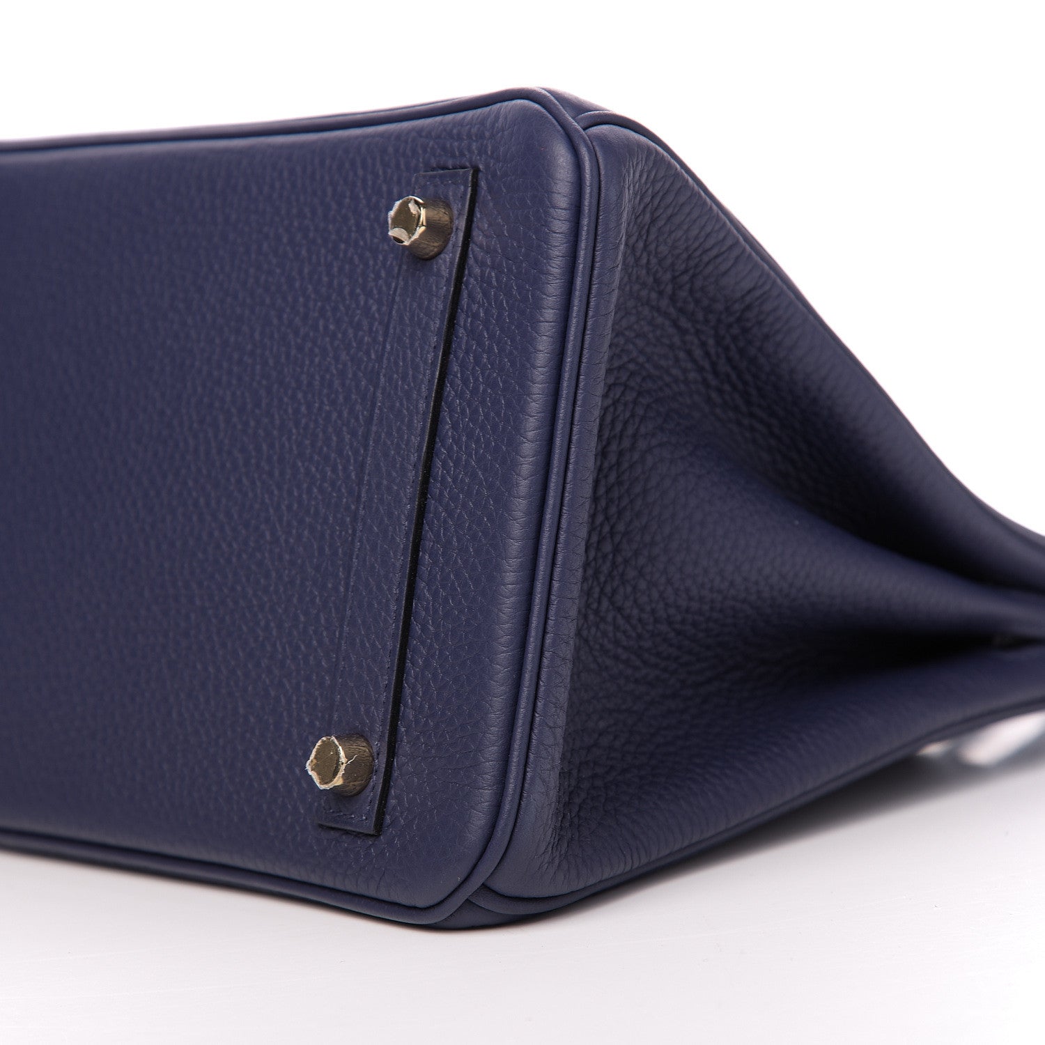 Hermes Taurillon Clemence Sombrero Birkin 30 Bleu Encre Bleu Obscur 9 of 10