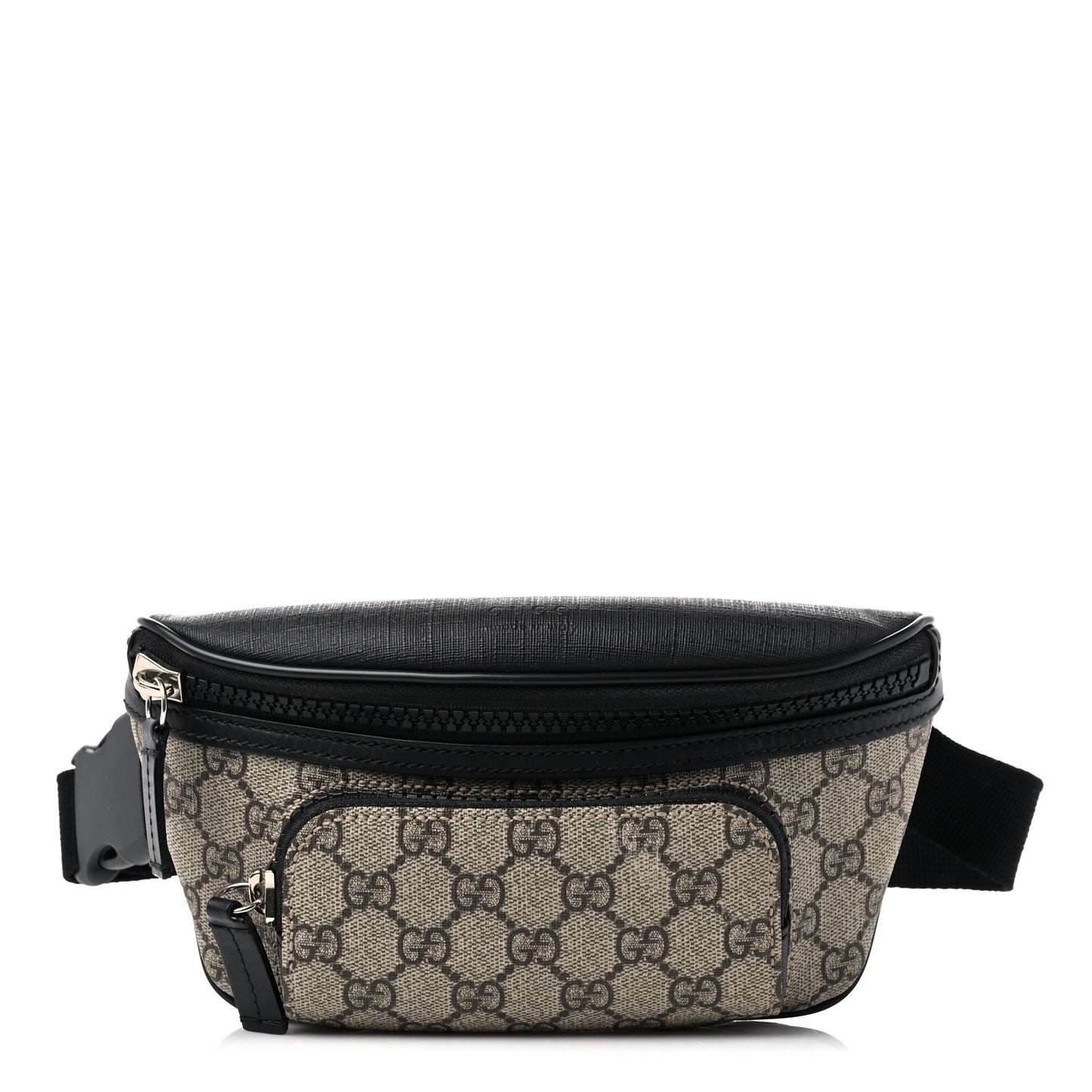 GG Supreme Monogram Belt Bag Black