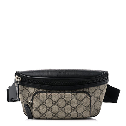 Gucci GG Supreme Monogram Belt Bag Black 1 of 9