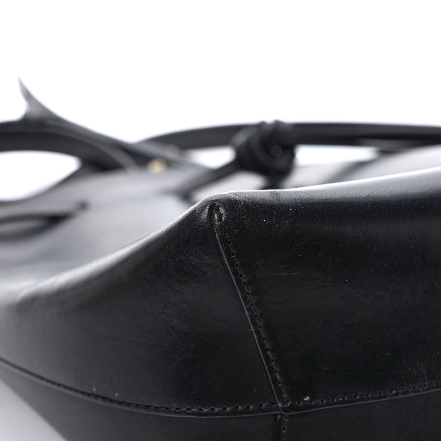 Mansur Gavriel Calfskin Mini Bucket Bag Black Ballerina 10 of 12