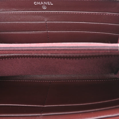 Chanel Caviar Quilted Large Gusset Zip Around Wallet Black 5 of 9