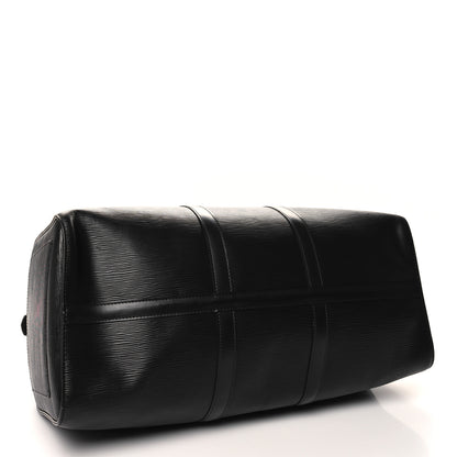 Louis Vuitton Epi Keepall 50 Black 3 of 10