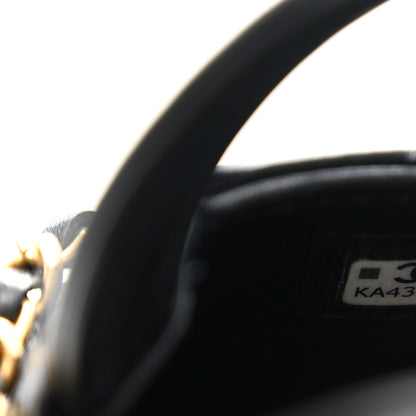 Chanel Shiny Lambskin Quilted Mini Kelly Bag Charm Black 7 of 10