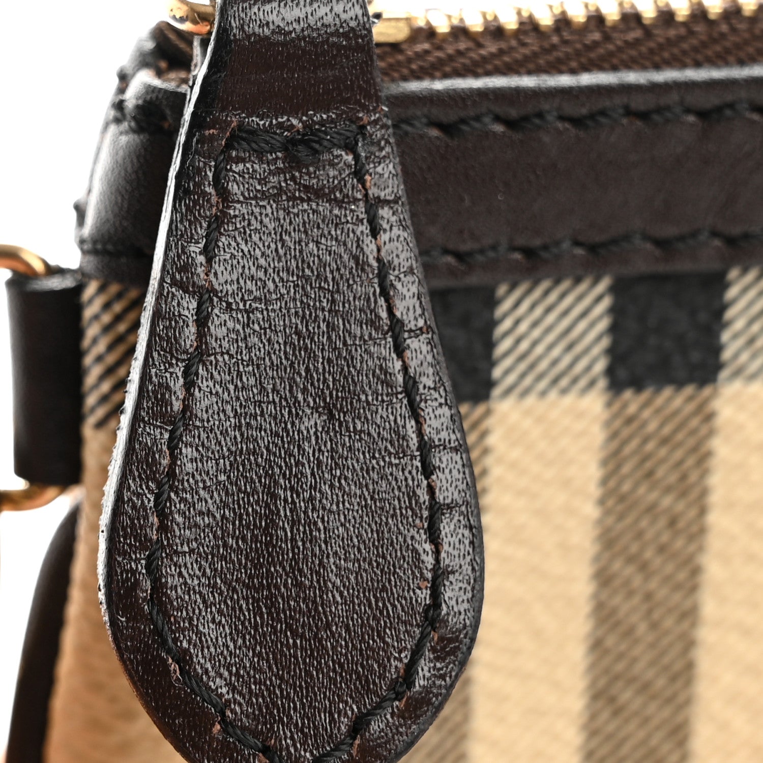 Burberry Haymarket Wristlet Pouch 9 of 10