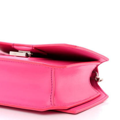 Givenchy Calfskin Bow Cut Chain Wallet Fuchsia 10 of 10