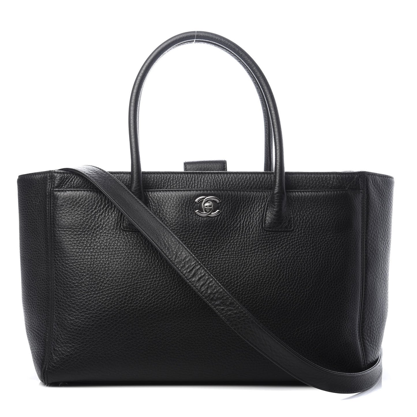 Deerskin Cerf Executive Shopper Tote Black