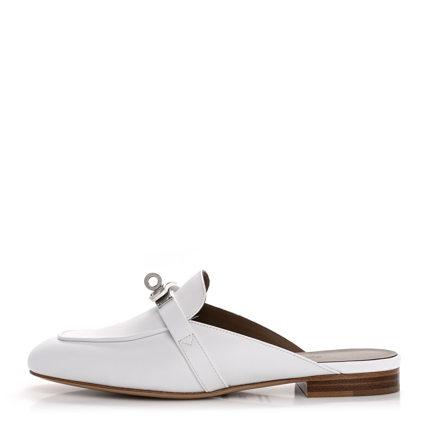 Calfskin Oz Mules 35.5 White