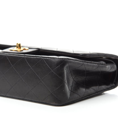 Chanel Lambskin Quilted Medium Double Flap Black 8 of 15