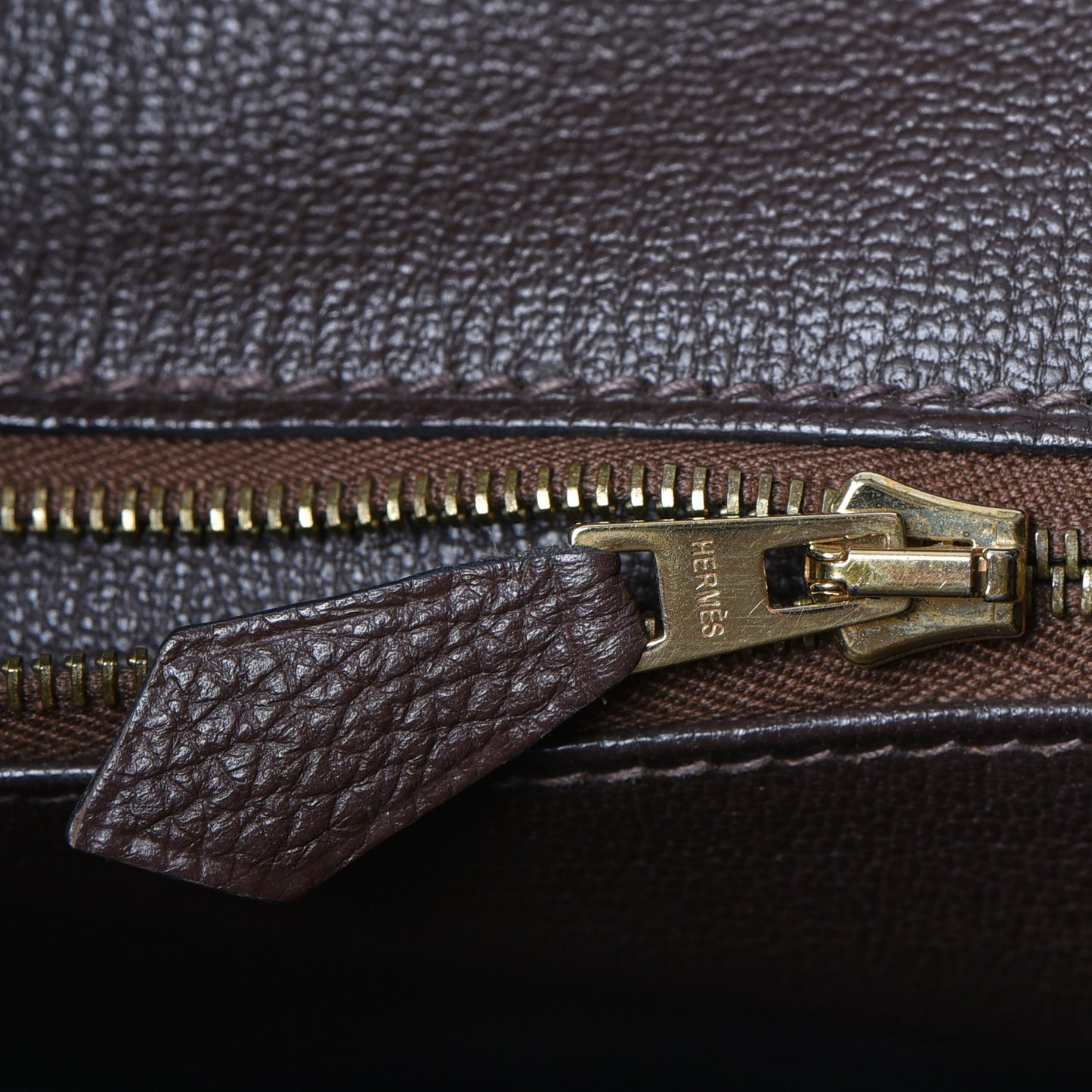 Togo Birkin 35 Chocolate