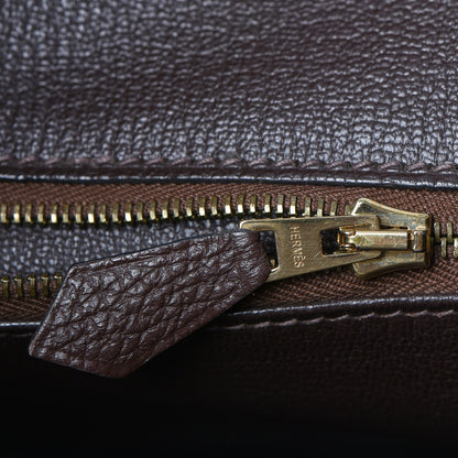 Hermes Togo Birkin 35 Chocolate 13 of 38