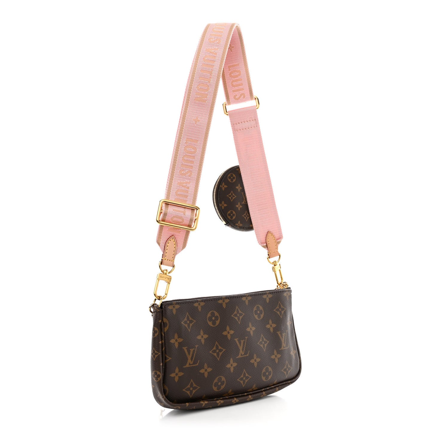 Monogram Multi Pochette Accessories Rose Clair
