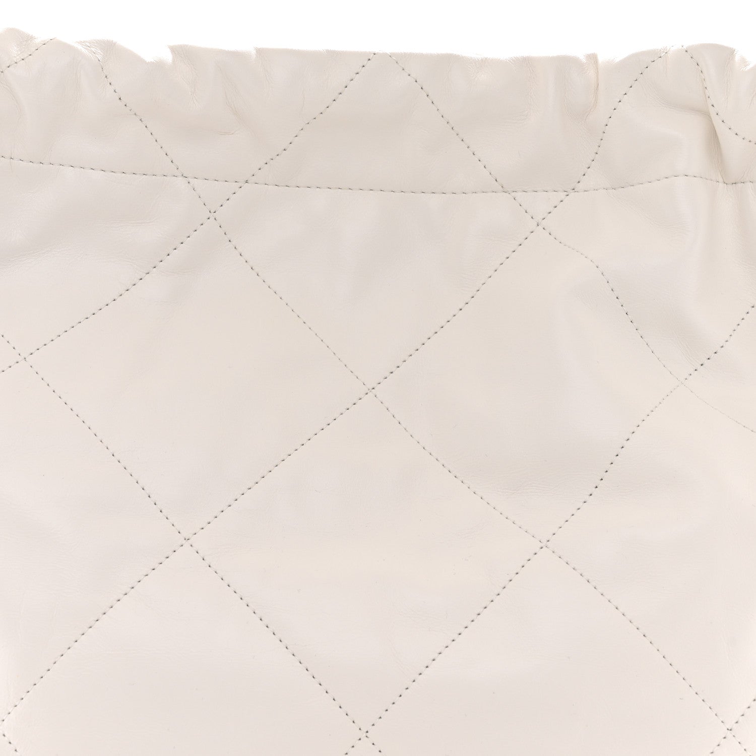 Chanel Shiny Calfskin Quilted Large Chanel 22 White 9 of 11