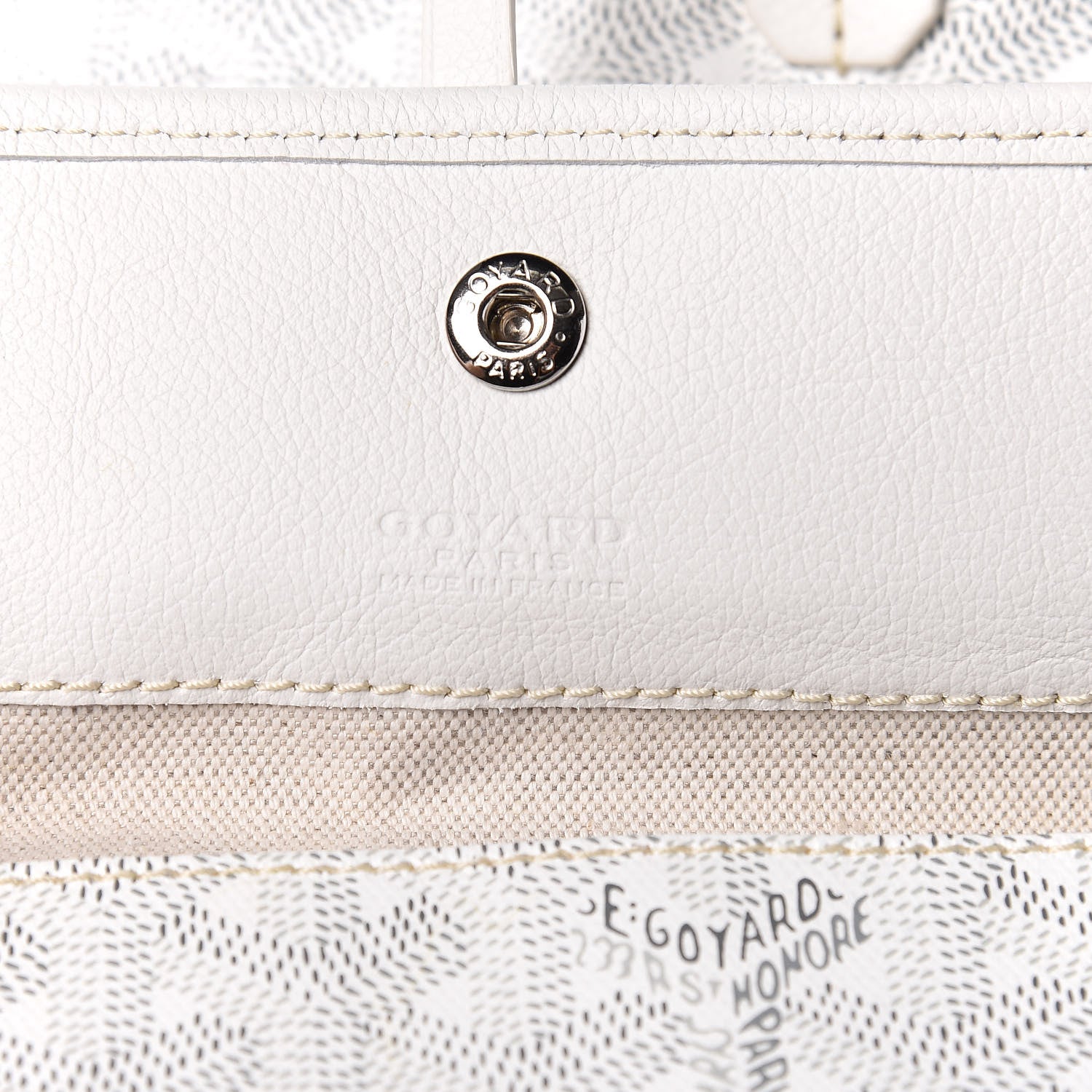 Goyard Goyardine Saint Louis GM White 7 of 11