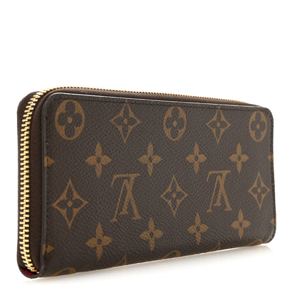 Louis Vuitton Monogram Clemence Wallet Fuchsia 3 of 9