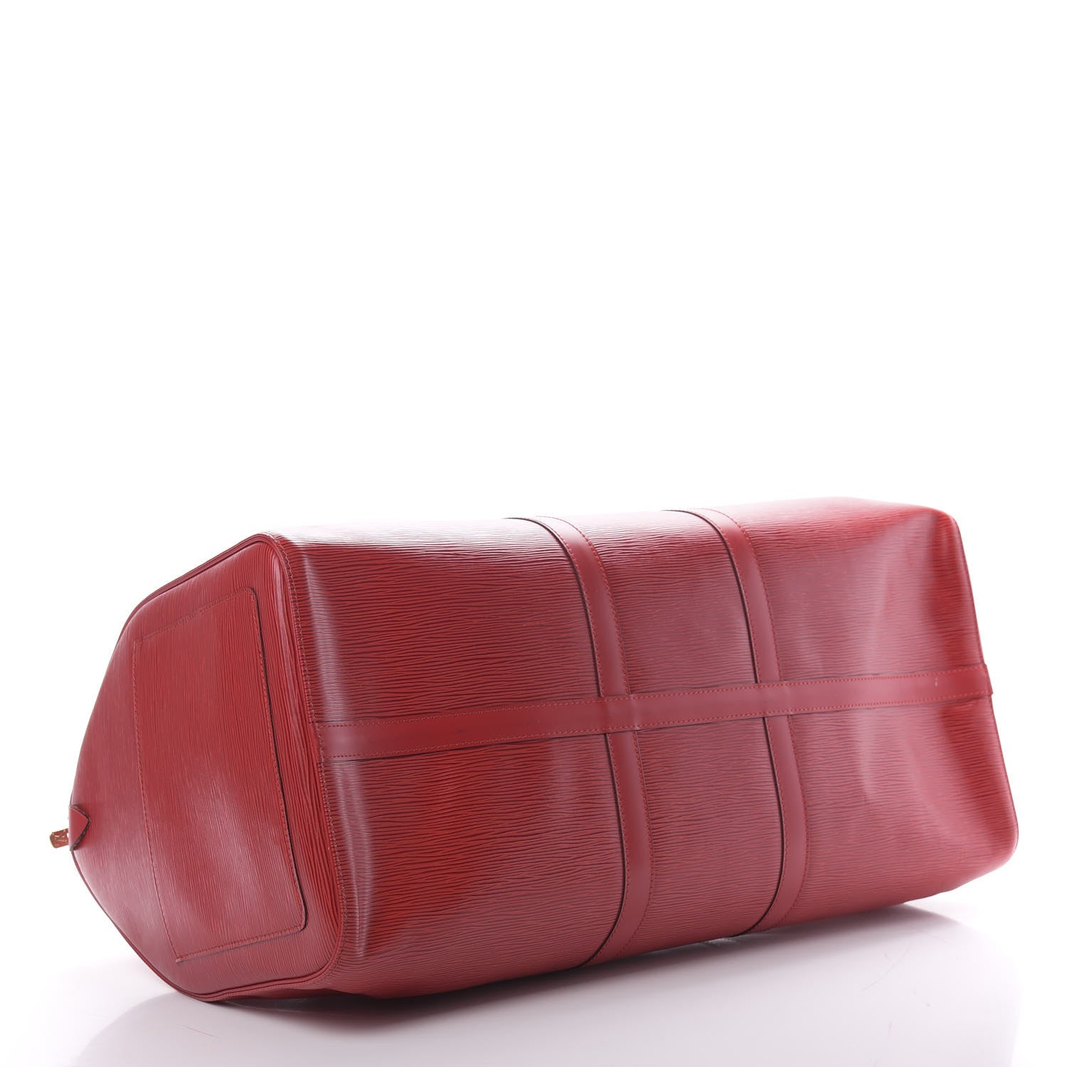 Louis Vuitton Epi Keepall 55 Castillan Red 3 of 15