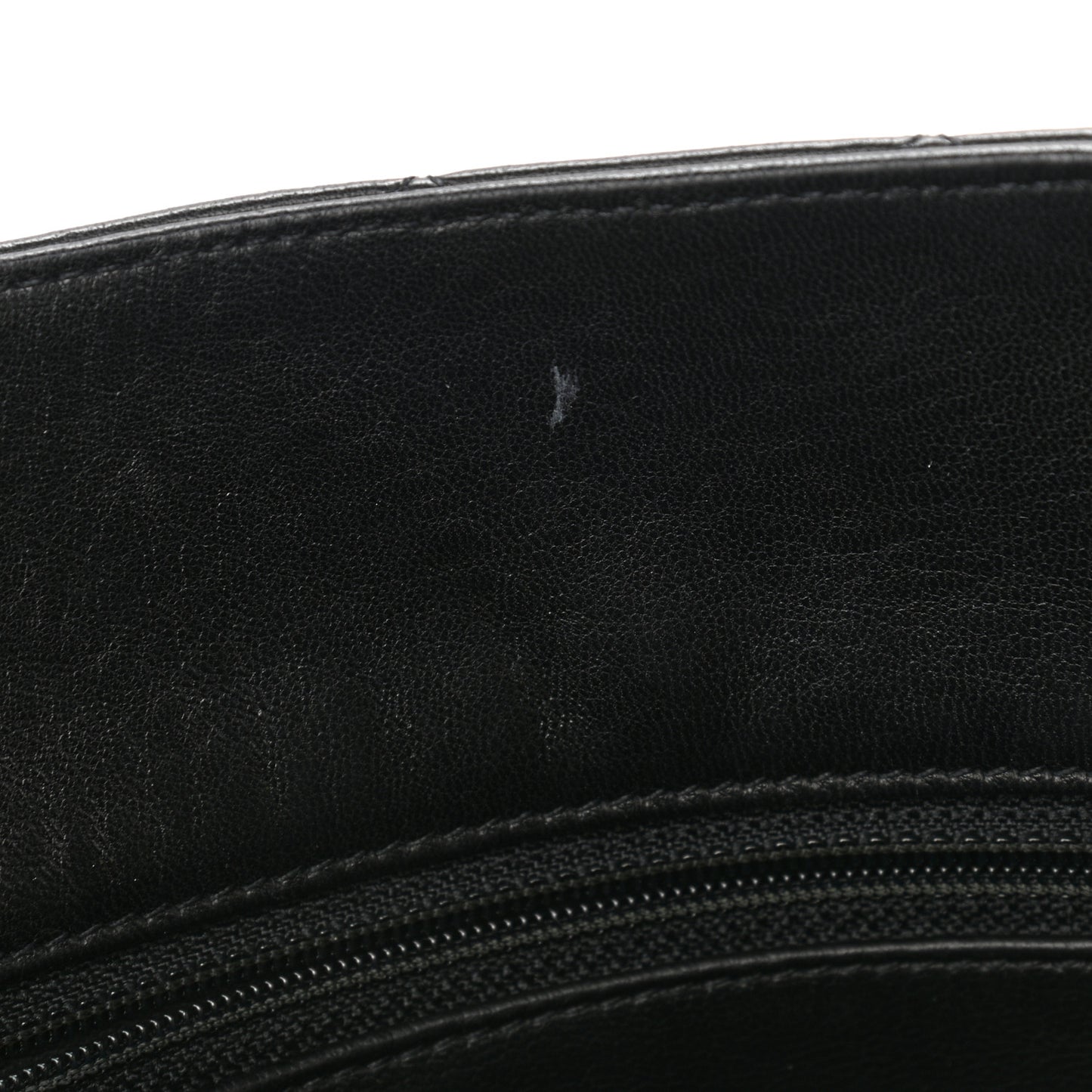 Lambskin Quilted Shoulder Bag Black