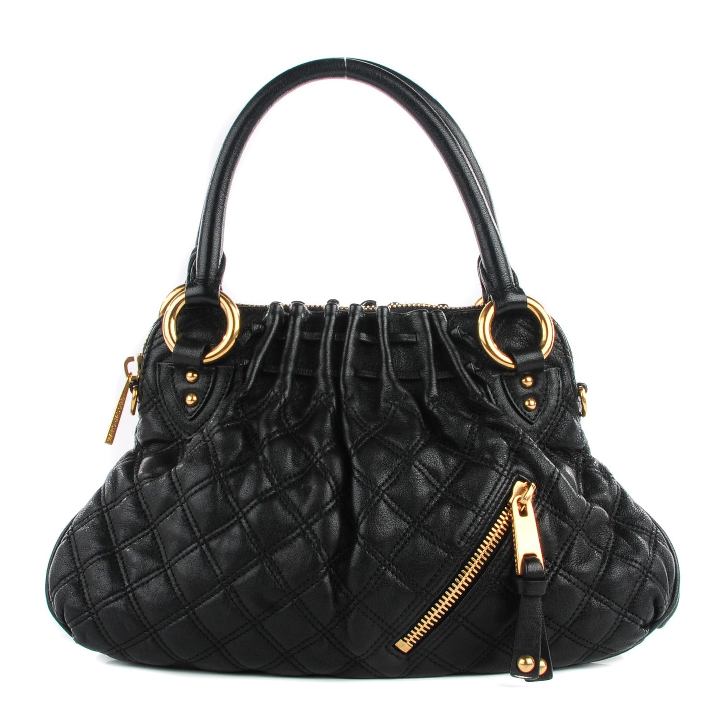 Lambskin Quilted Small Cecilia Black