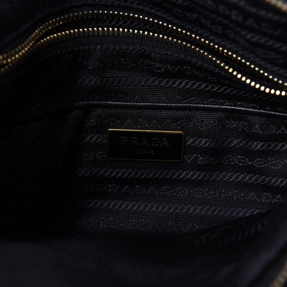 Prada Tessuto Nylon Saffiano Tote Black 8 of 13