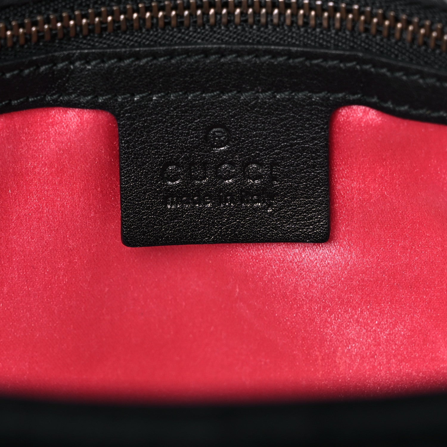 Gucci Velvet Matelasse Loved Embroidered Medium GG Marmont Shoulder Bag Black 6 of 17