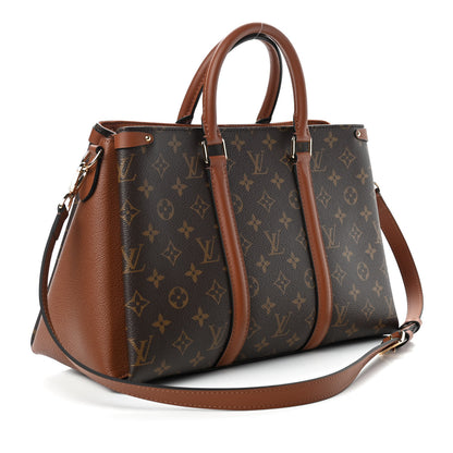 Louis Vuitton Monogram Soufflot MM Caramel 3 of 10