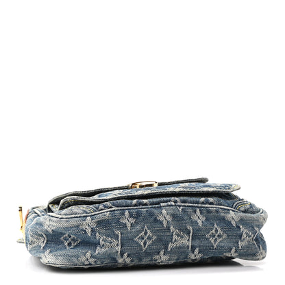 Louis Vuitton Monogram Denim Bum Bag Blue 4 of 8